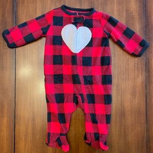 Carter’s fleece footie